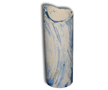 Vase "Abstrakt Blau"