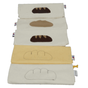 Nachhaltiger Brotbeutel aus Stoffresten