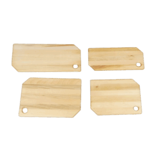 Holzschneidebrett mit Loch