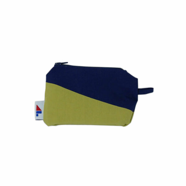 Mini Zip Tasche - Gelb/Blau